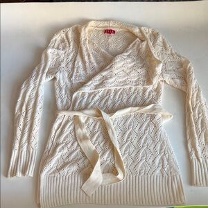 Elle Cream Wrap Cardigan Women’s Size Small